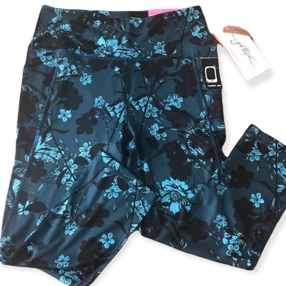 Gottex cropped floral leggings New WOT